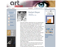 Tablet Screenshot of herbert-bayer.com